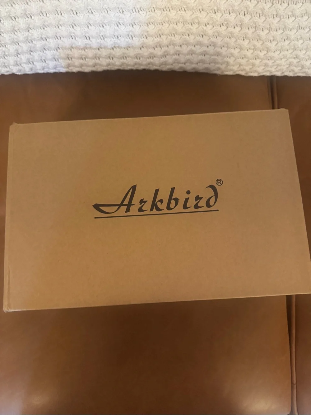 Brown Men’s Leather Arkbird Sneaker Shoes